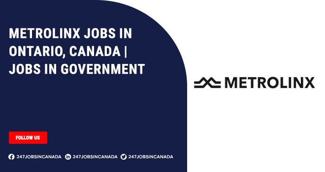 Metrolinx Career | Postions Are Available For Freshers Metrolinx Jobs