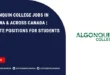 Algonquin College Jobs